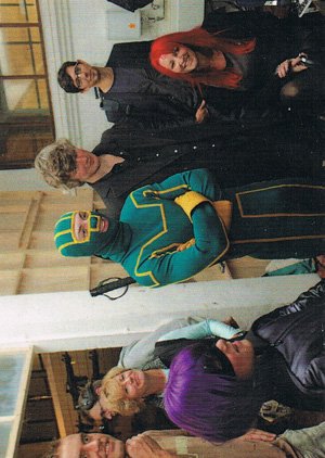 Dynamic Forces Kick-Ass Behind-the-Scenes Card 4 of 9 (cast lounging)