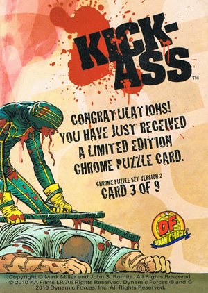 Dynamic Forces Kick-Ass Kick-Ass Chrome Puzzle Card 3 of 9 (top right)
