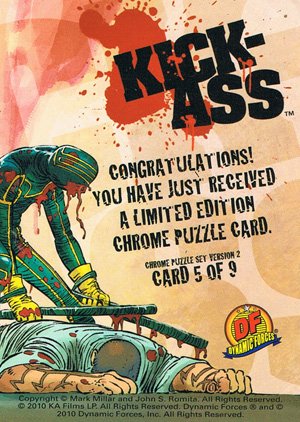Dynamic Forces Kick-Ass Kick-Ass Chrome Puzzle Card 5 of 9 (center)