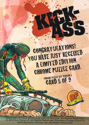 Dynamic Forces Kick-Ass Big Daddy Chrome Puzzle Card 5 of 9 (center)